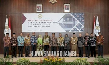 Wabup BBS Hadiri Sertijab Kepala BPK Perwakilan Provinsi Jambi
