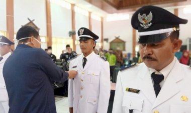Duh Bupati Bungo Lantik Rio/Kades di Tengah Pandemi Corona Hari Ini