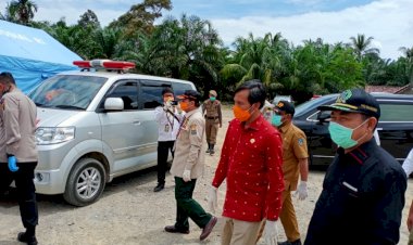 Tinjau Posko Perbatasan Jambi-Riau, Ini yang Dilakukan Ketua DPRD Provinsi Jambi