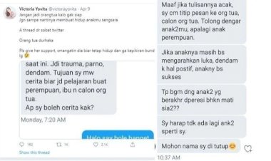 Viral! Thread Kisah Orang Tua Durhaka kepada Anaknya di Media Sosial