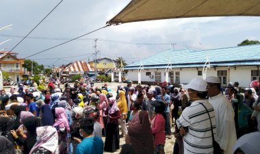 Masyarakat Membludak, Operasi Pasar di Tanjab Barat Ini Dibubarkan