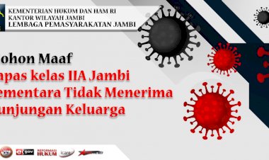 Selama Pandemi Covid-19, Lapas Jambi Sediakan VC Gratis untuk Keluarga Napi