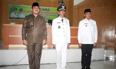 Lantik Rio se-Kecamatan Jujuhan Bupati Mashuri Ingatkan Soal Program GDM