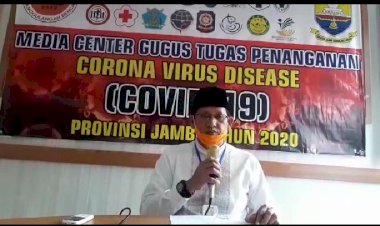 Penambahan Pasien Positif Corona di Jambi Hari ini, Johansyah: 7 Dari Merangin, Sisanya Muarojambi, Batanghari dan Sarolangun