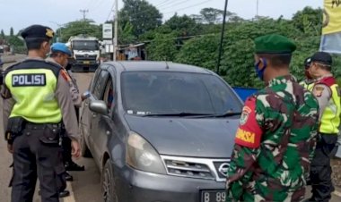 Antisipasi Pemudik Seludupan Polda Jabar Razia Kendaraan di Pos Perbatasan