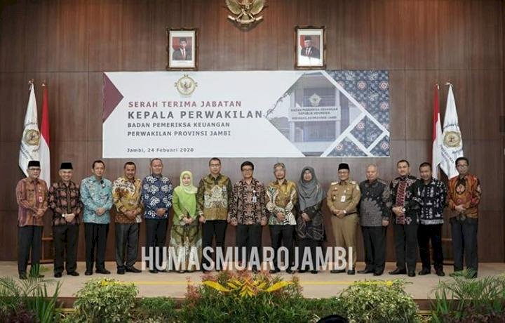 Wabup BBS Hadiri Sertijab Kepala BPK Perwakilan Provinsi Jambi