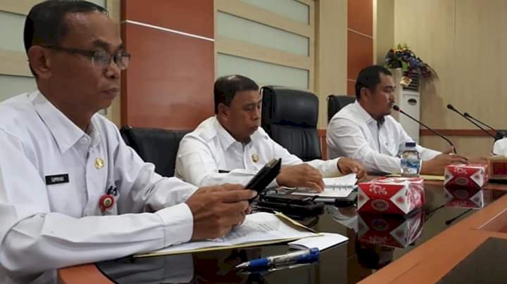 Bupati Bungo Pimpin Langsung Rapat Staf Tertib Pengelolaan Aset Daerah
