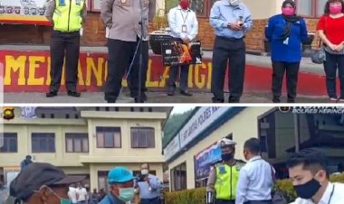Tak Bisa Lagi Beroperasi, Polres Kerinci Berikan Bantuan ke Ratusan Sopir Angkutan