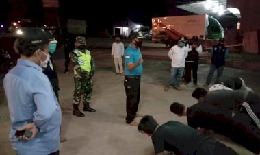 Nekat Kumpul-kumpul Malam Hari, Pemuda di Alambarajo Kota Jambi Ini Dihukum Push Up