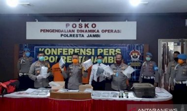 Polresta Ungkap Keterlibatan Napi Lapas Jambi dalam Pengedaran Ganja 25,8 Kg