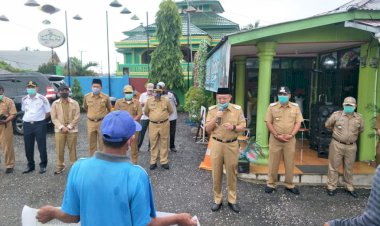 Didampingi Wabup, Bupati Sarolangun Tinjau Program Padat Karya