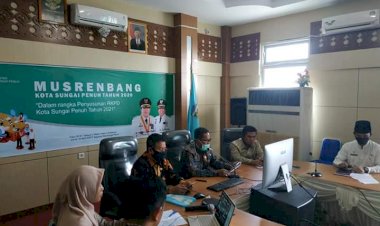 Susun RKPD 2021, Pemkot Sungaipenuh Gelar Musrenbang Online