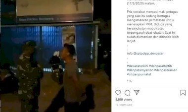 Viral Sok Garang Pemuda Ini Bentak-bentak TNI Saat Ditegur Tak Gunakan Masker