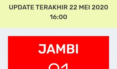 Breaking News!!! Pasien Positif Corona di Jambi 22 Mei Bertambah: Total 91 Orang