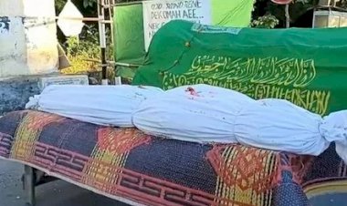 Bikin Merinding! Keranda Mayat di Tengah Jalan