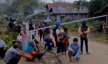 Tidak Diperkenankan Masuk, Puluhan Warga Pendatang di Merangin Lempari Posko Covid19 Lembahmasurai