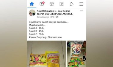 Viral Remaja di Serpong Jual Bansos Lewat Facebook dan Sempat Dibully Netizen, Ternyata Uangnya untuk Ibu di Kampung