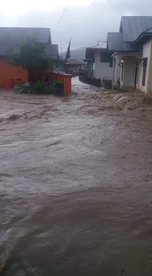 Lagi, Banjir Rendam 3 Desa di Kecamatan Air Hangat Timur Kerinci