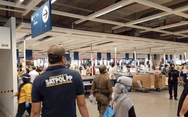 Video IKEA Alam Sutera Viral, Satpol PP Tangerang Sidak & Minta Tutup