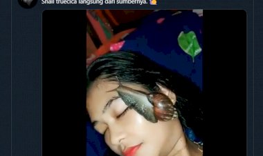 Viral! Video Wanita Letakkan Siput di Wajah, Jawaban Mencengangkan Dokter