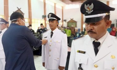 Bupati Bungo Mashuri Lantik 7 Datuk Rio Kecamatan Limbur dan Jujuhan Ilir