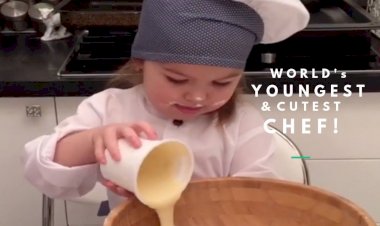 Viral di Media Sosial Aksi 5 Koki Cilik Bikin Gemes!