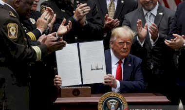 Trump Teken Surat Perintah terkait Reformasi Kepolisian