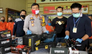 Polresta Jambi Tangkap 7 Maling Peralatan Dapur