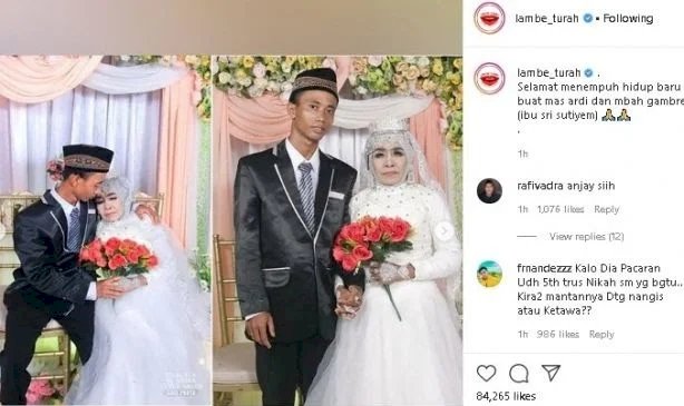 Mbah Gambreng Bikin Heboh, Nikahi Pemuda 25 Tahun Jadi Viral