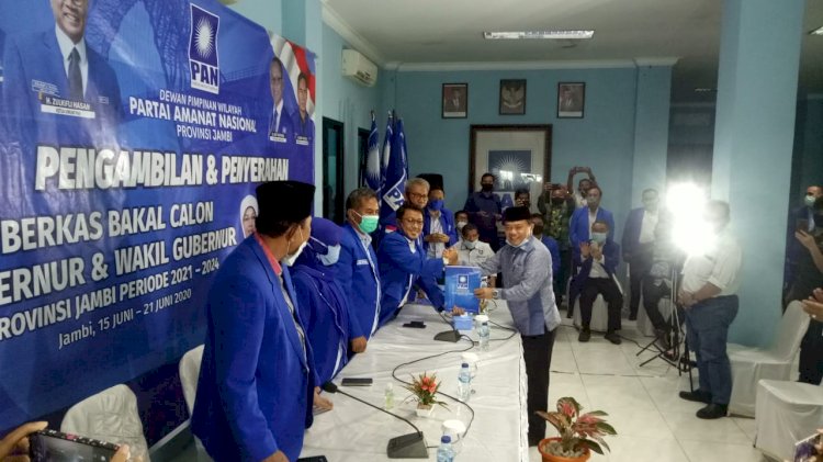 Ambil Formulir Pertama di PAN, Al Haris: Saya Siap Jadi Kader
