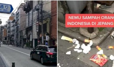 Viral, Pria Ini Temukan Sampah Bungkus Makanan Produk Indonesia di Jepang