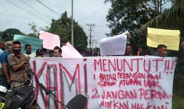 Tuntut Pembayaran Pesangon, PT Agrindo Sarolangun Didemo Karyawan