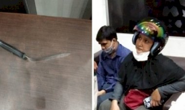 Viral! Imam Masjid Ditusuk Warga, Anehnya Pisau Pelaku Jadi Bengkok