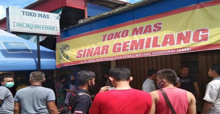 Perampok Bersenpi Gasak Toko Emas di Jambi, Kapolsek: Kami Masih Mengejar Pelaku