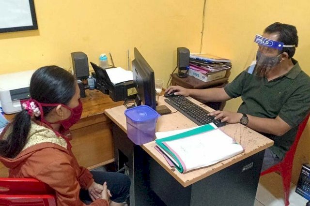 Polres Banyumas Tangkap Emak-emak Gadaikan Motor Pinjaman