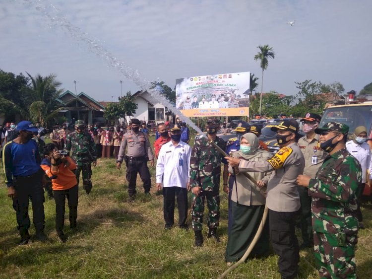 Siaga Karhutla, Kapolres Muarojambi: Buka Lahan Dibakar Sanksi Pidananya 15 Tahun Penjara!