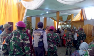 Petugas Cek Semua Protokol Kesehatan dalam Pesta Nikah di Bandarlampung