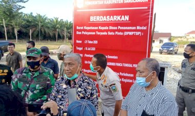 Cegat PT APTP Beroperasi, Pemkab Sarolangun Lakukan Penyegelan