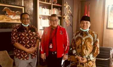 Pasca Penundaan Rekomendasi Foto Sekjen PDIP Hasto Bersama Fachrori Beredar, Edi Bilang Begini