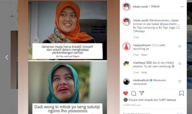 Viral Foto Wajah Wakil Gubernur Chusnunia Disebut Mirip Bu Tejo di Film 'Tilik', Benarkah?