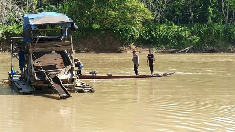 Dirazia Petugas, Penambang Emas di Tanjung Menanti Bungo-Jambi Nekat Kabur Berenang