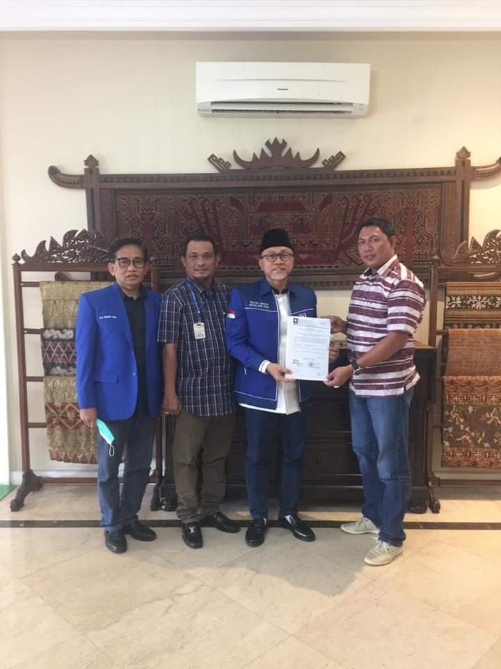 Anwar Sadat-Hairan Resmi Diusung PAN di Pilkada Tanjab Barat 2020