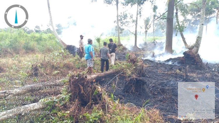 Bakar Lahan di Muarojambi, Warga Jawa Tengah Ini Diamankan Polisi