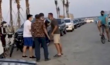 Viral! Video Pria Mengaku Polisi Menghujat dan Ludahi Pesepeda