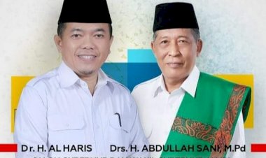 Ambil Posisi Pertama, Haris-Sani Daftar ke KPU Jum'at Pagi