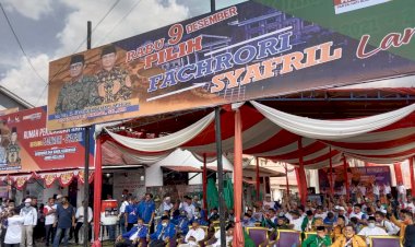 Didampingi Pimpinan Parpol Koalisi, Fachrori Umar- Syafril Nursal Daftar ke KPU