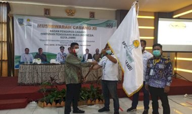 Terpilih Secara Aklamasi, Raden Mohammad Ridwan Pimpin BPC HIPMI Kota Jambi Periode 2020-2023