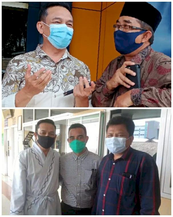 Tes Kesehatan, 3 Paslon Bupati dan Wakil Bupati Tanjab Barat Saling Mendo'akan