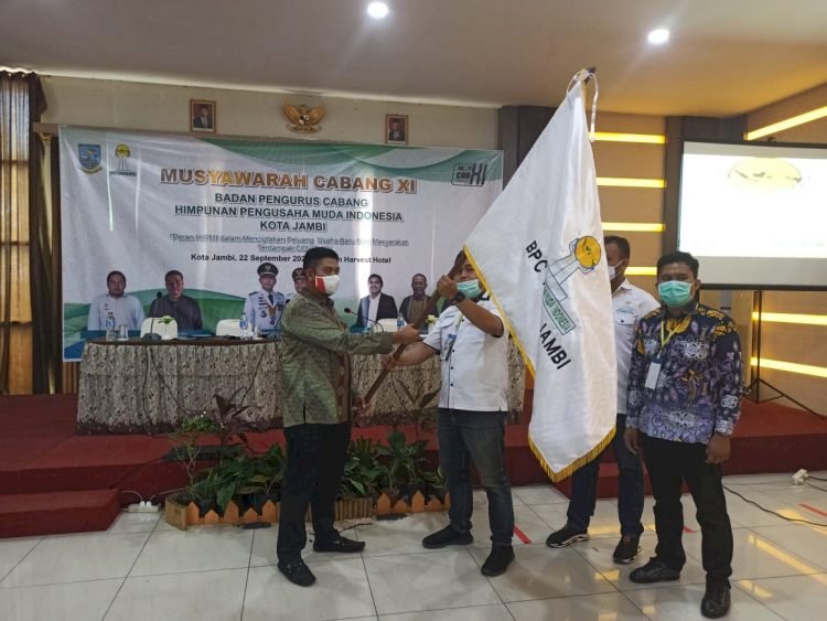 Terpilih Secara Aklamasi, Raden Mohammad Ridwan Pimpin BPC HIPMI Kota Jambi Periode 2020-2023