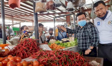 Ingin Tahu Dampak Ekonomi Akibat Pandemi Covid-19, Al Haris Blusukan di Pasar Aurduri